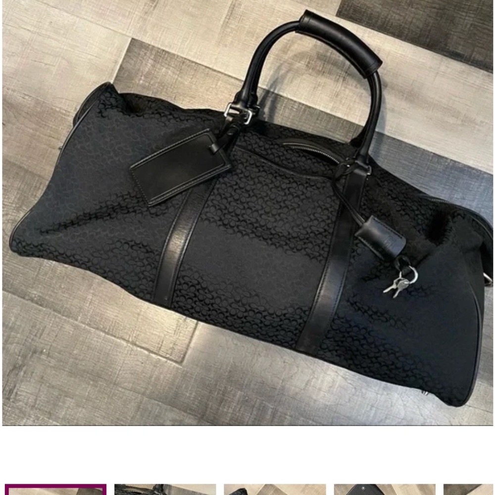 Vintage Coach Duffle Bag